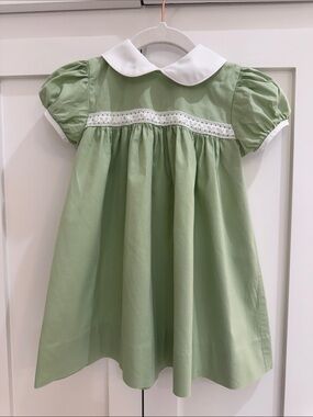 Lullaby Set 1956 Original Ribbon Dress in Stamford Sage 18M